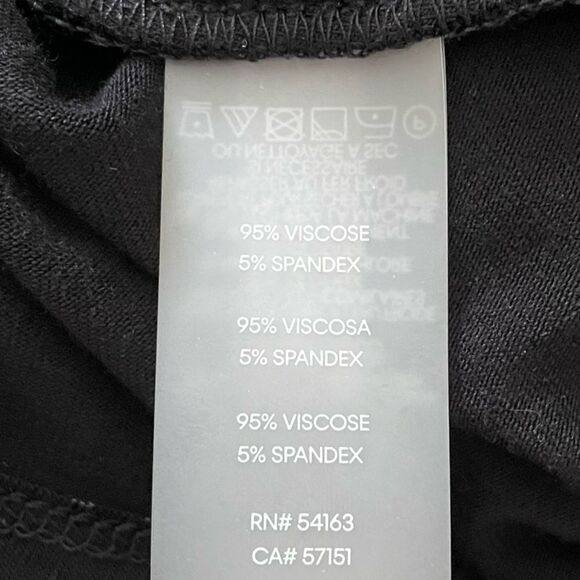 calvin klein double ruche square neck stretch crop top size Medium new - Picture 8 of 9